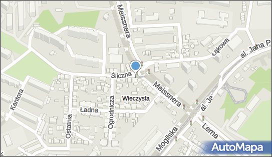 Paczkomat InPost KRA05APP, Śliczna 1, Kraków 31-444