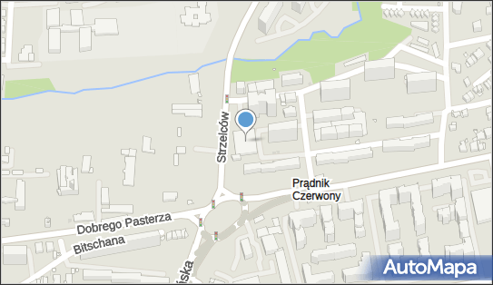 Paczkomat InPost KRA07A, Strzelców 4, Kraków 31-422