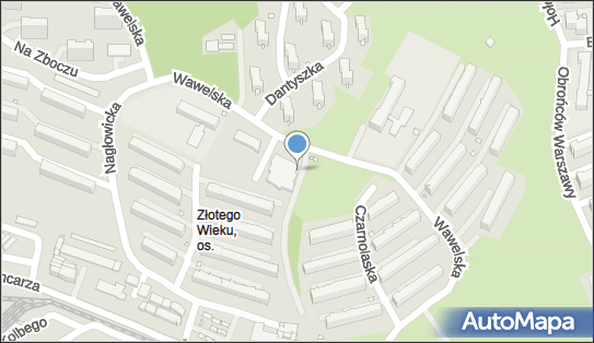 Paczkomat InPost KRA07B, os. Złotego Wieku 14, Kraków 31-616