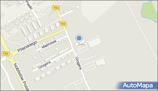 Paczkomat InPost KRA07HP, Glogera 28, Kraków 31-222