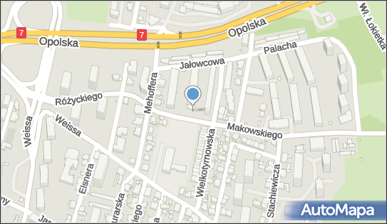 Paczkomat InPost KRA105M, Makowskiego 18a, Kraków 31-325