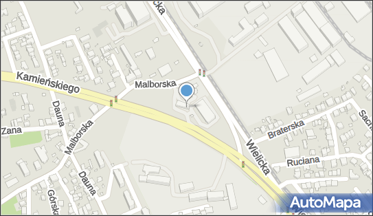 Paczkomat InPost KRA10AP, Malborska 1, Kraków 30-563