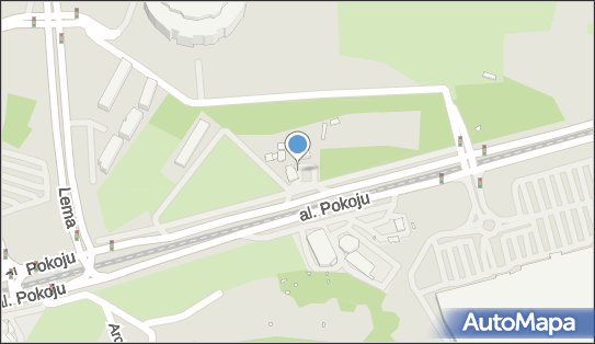Paczkomat InPost KRA11N, al. Pokoju 62A, Kraków 31-564