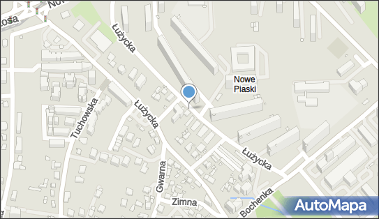 Paczkomat InPost KRA134M, Łużycka 75A, Kraków 30-658