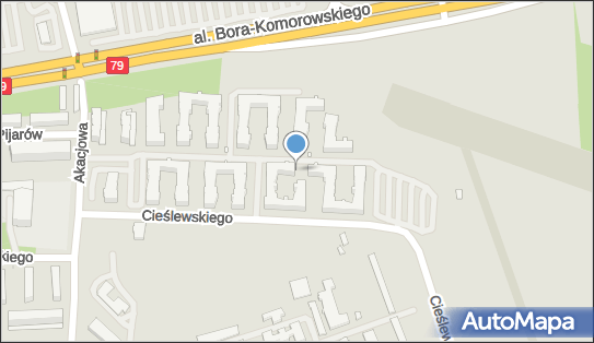 Paczkomat InPost KRA142M, Cieślewskiego 15, Kraków 31-467