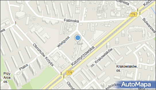 Paczkomat InPost KRA156M, Szybka 13, Kraków 31-831