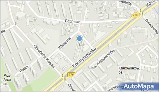 Paczkomat InPost KRA156M, Szybka 13, Kraków 31-831