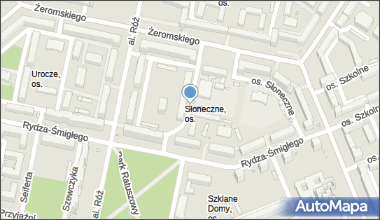 Paczkomat InPost KRA15APP, oś. Słoneczne 3A, Kraków 31-956