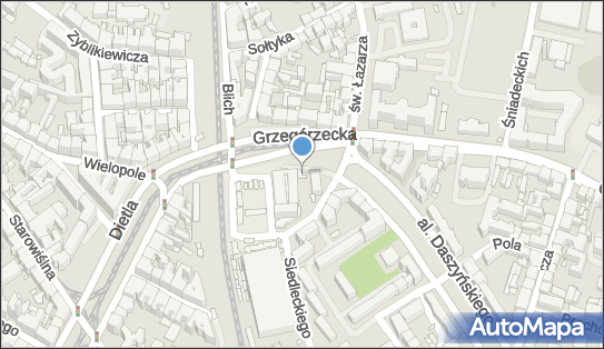 Paczkomat InPost KRA17N, al. Ignacego Daszyńskiego 3B, Kraków 31-537