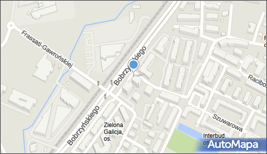 Paczkomat InPost KRA19N, Bobrzyńskiego 33, Kraków 30-348