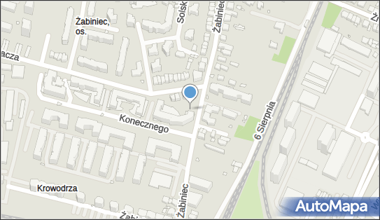 Paczkomat InPost KRA201M, Konecznego 2, Kraków 31-216