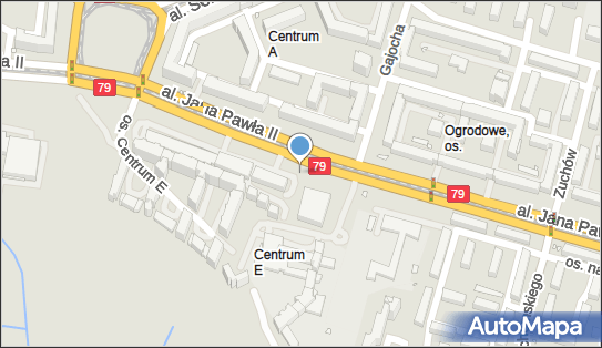 Paczkomat InPost KRA204M, os. Centrum E 1, Kraków 31-934