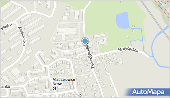 Paczkomat InPost KRA234M, Mistrzejowicka 49, Kraków 31-651