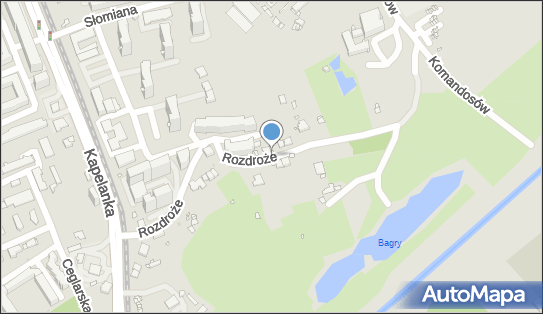 Paczkomat InPost KRA245M, Rozdroże 17D, Kraków 30-333