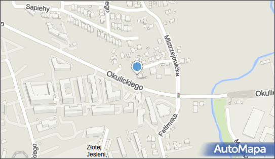 Paczkomat InPost KRA260M, Okulickiego 66, Kraków 31-637