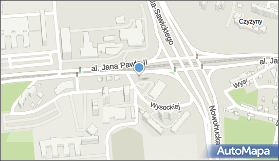 Paczkomat InPost KRA31M, Wysockiej 1, Kraków 31-580