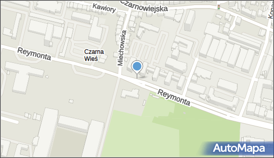 Paczkomat InPost KRA35A, Reymonta 17, Kraków 30-059