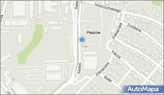 Paczkomat InPost KRA421M, Saska 12F, Kraków 30-720