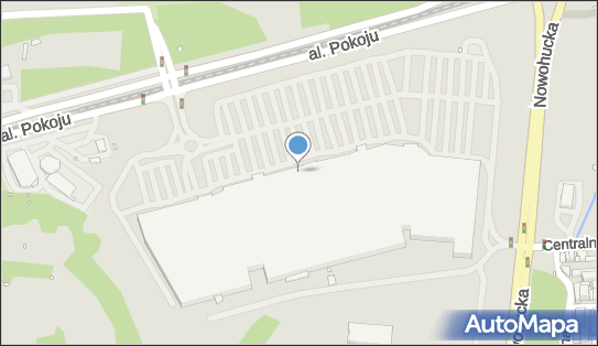 Paczkomat InPost KRA42N, Al. Pokoju 67, Kraków 31-580