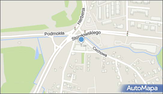 Paczkomat InPost KRA51M, Cechowa 2, Kraków 30-614