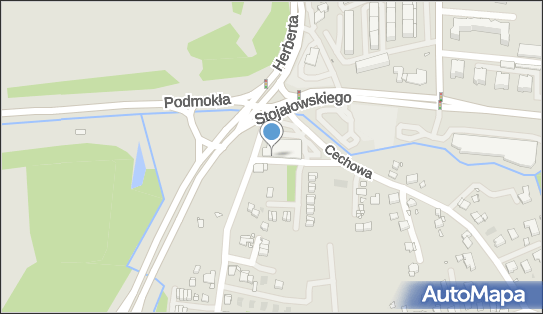 Paczkomat InPost KRA51M, Cechowa 2, Kraków 30-614