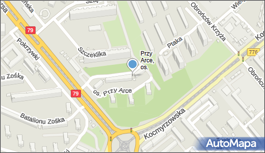 Paczkomat InPost KRA51N, Przy Arce 22, Kraków 31-845