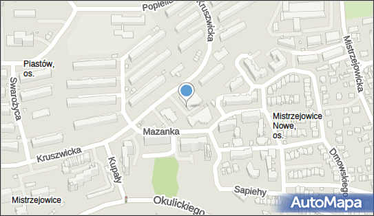Paczkomat InPost KRA58M, os. Piastów 21, Kraków 31-624