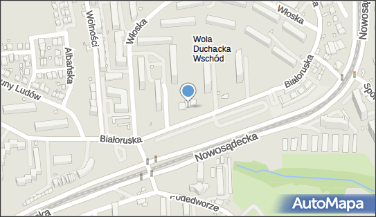 Paczkomat InPost KRA76M, Białoruska 10B, Kraków 30-638