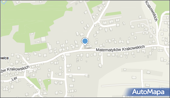 Paczkomat InPost KRA79M, Matematyków Krakowskich 88, Kraków 30-698