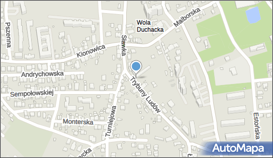 Paczkomat InPost KRA85M, Walerego Sławka 45a, Kraków 30-633