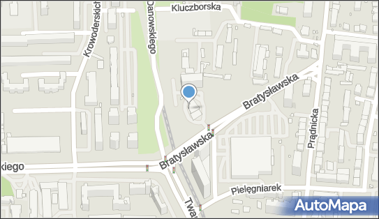 Paczkomat InPost KRA95M, Bratysławska 1, Kraków 31-201