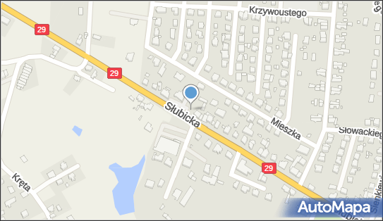 Paczkomat InPost KRD03M, Słubicka 34B, Krosno Odrzańskie 66-600