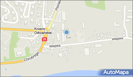 Paczkomat InPost KRD06M, Wiejska 1 B, Krosno Odrzańskie 66-600