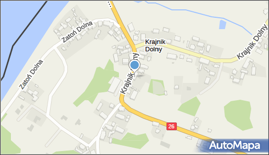 Paczkomat InPost KRDO01M, Krajnik Dolny 42, Krajnik Dolny 74-506