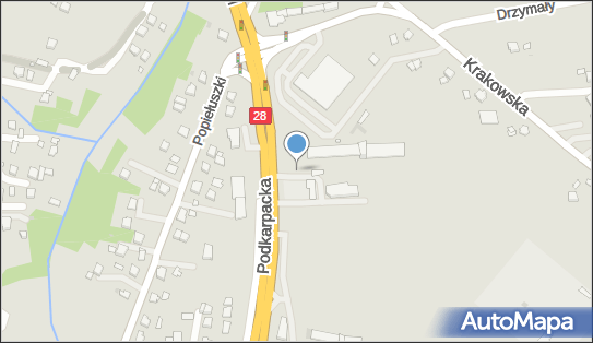 Paczkomat InPost KRO06M, Podkarpacka 38, Krosno 38-400