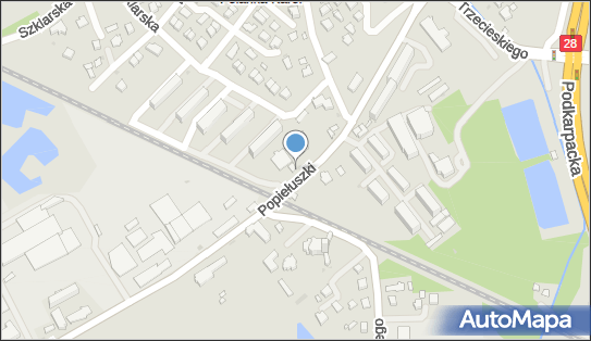 Paczkomat InPost KRO06N, Popiełuszki 76A, Krosno 38-400