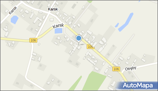 Paczkomat InPost KRSQ01BAPP, Karsk 35b, Karsk 72-200