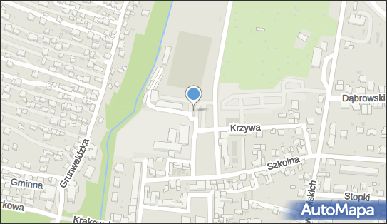 Paczkomat InPost KRZ03A, Plac Kulczyckiego 2, Krzeszowice 32-065