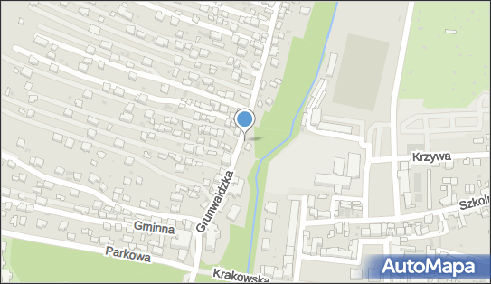 Paczkomat InPost KRZ06M, Grunwaldzka 70, Krzeszowice 32-065