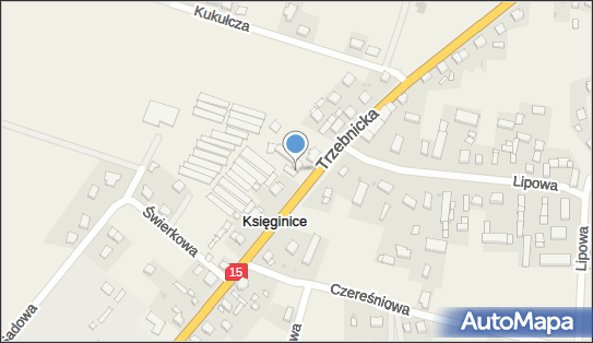 Paczkomat InPost KSG01M, Trzebnicka 55, Księginice 55-100