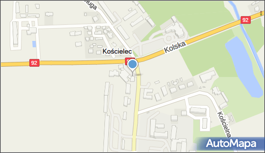 Paczkomat InPost KSL01N, Turecka 4, Kościelec 62-604