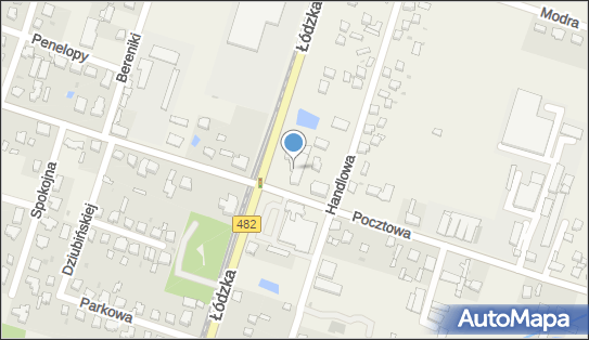 Paczkomat InPost KSR01HP, Pocztowa 1, Ksawerów 95-054