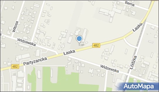 Paczkomat InPost KSR04M, Łaska 14, Ksawerów 95-054
