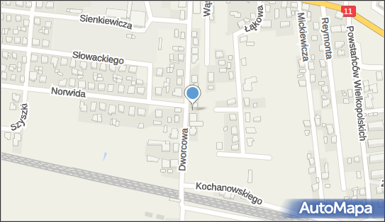 Paczkomat InPost KTL02M, Dworcowa 29, Kotlin 63-220