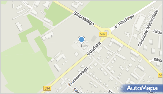 Paczkomat InPost KTR01N, Gdańska 2, Kętrzyn 11-400