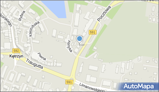Paczkomat InPost KTR10M, Pocztowa 7A, Kętrzyn 11-400