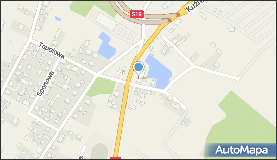 Paczkomat InPost KUN01A, Graniczna 11, Kuźnica 16-123