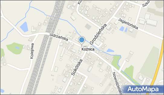 Paczkomat InPost KUN01M, Sokólska 2, Kuźnica 16-123