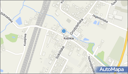 Paczkomat InPost KUN01M, Sokólska 2, Kuźnica 16-123