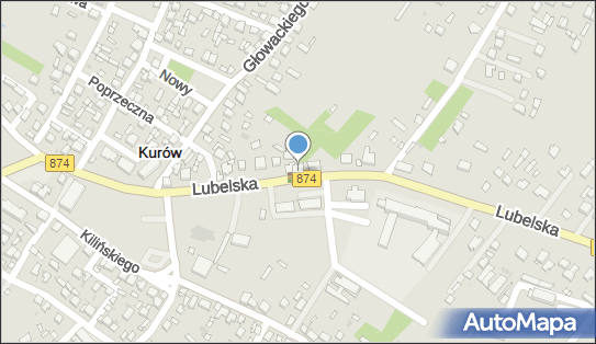 Paczkomat InPost KUR01BAPP, Lubelska 29, Kurów 24-170